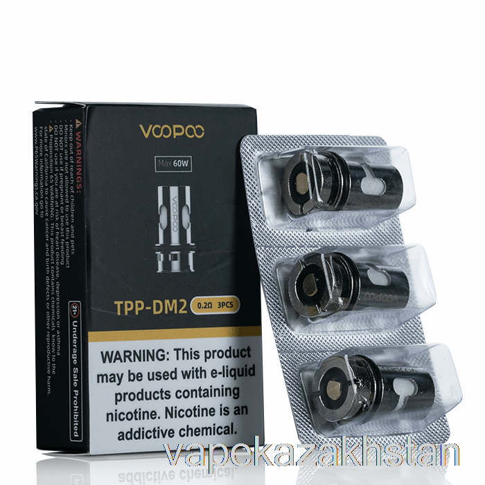 Vape Kazakhstan VOOPOO TPP Replacement Coils 0.2ohm TPP-DM2 Mesh Coils